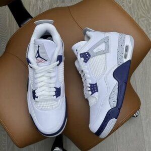 New Men's Jordan Air Jordan 4 Retro "Midnight Navy